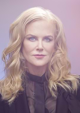 Nicole Kidman portrait with soft lighting