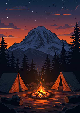 Camping Under the Stars