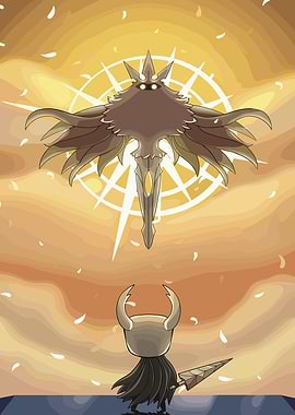 Hollow Knight Radiance Battle Fanart
