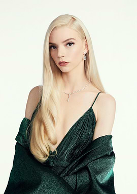 Anya Taylor-Joy in Green Dress