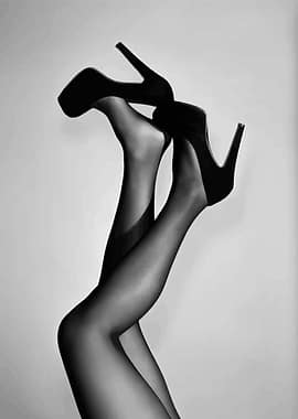 Black Heels and Stockings