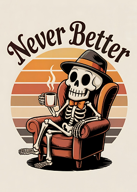 Never Better Skeleton Coffee