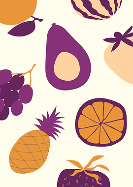 Colorful Fruit Pattern