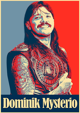 Dominik Mysterio Wrestling Poster