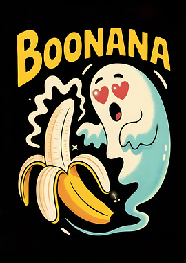 Boonana: Ghost and Banana Cartoon