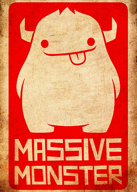 Massive Monster Cute Illustration