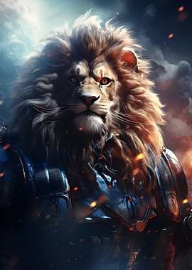 Armored Lion Warrior
