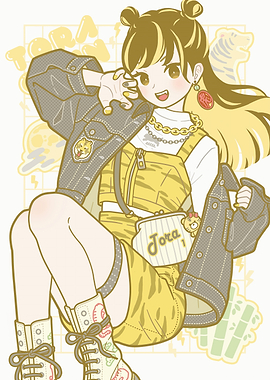 Anime Girl in Tiger-Themed Fashion