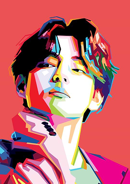 Colorful Portrait of a Man