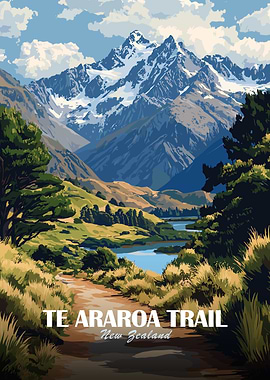Te Araroa Trail, New Zealand Landscape