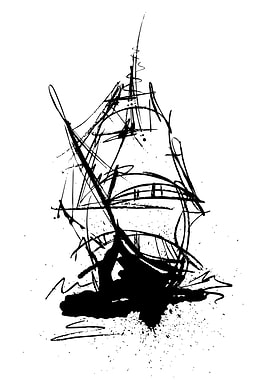Abstract Ship Sketch
