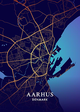 Aarhus City Map