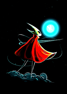 Hornet from Hollow Knight digital art