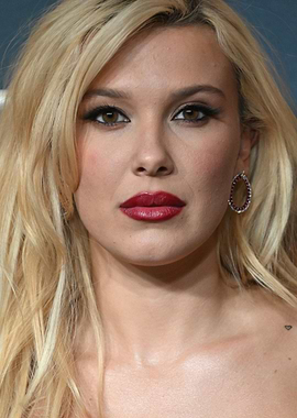 Millie Bobby Brown close-up portrait