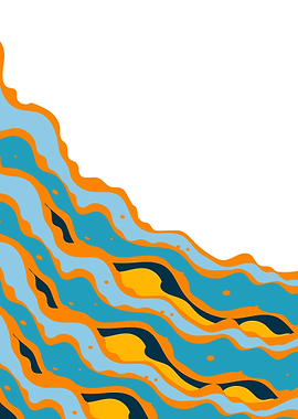 Abstract Waves Pattern