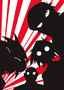 Gorillaz Silhouette