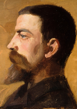 Portrait of a Man in Profile
