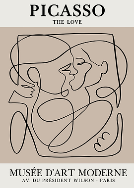 Picasso The Love Art Print