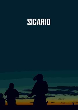 Sicario Movie Poster Silhouette