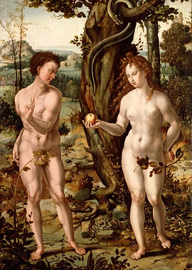 Adam and Eve painting
