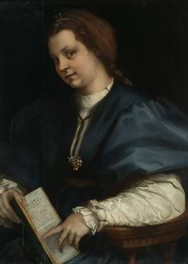 Portrait of a Woman with Book