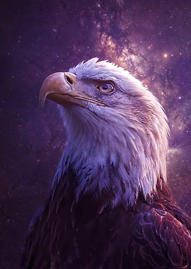 Eagle under the cosmic sea