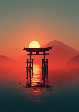 Torii Gate Sunset