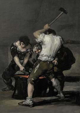 The Forge by Francisco Goya