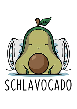 Funny Schlavocado Tired