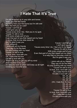 I Hate That It's True Dean Lewis