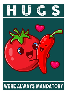 Hugs Were Always Mandatory Cartoon