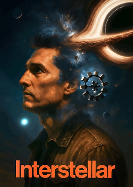 Interstellar Movie Poster Art