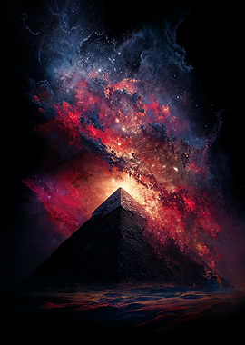 Pyramid in Cosmic Explosion