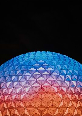 epcot's spaceship earth dome