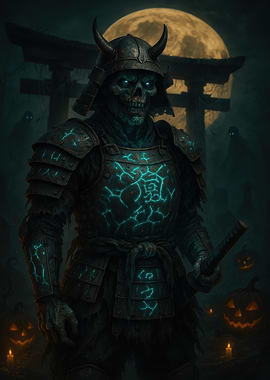 Samurai Halloween Night