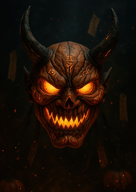 Halloween Demon Mask