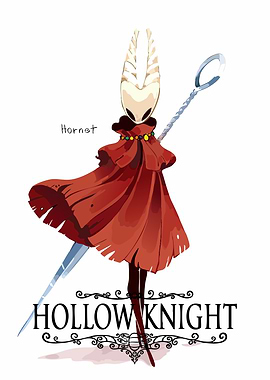 Hornet from Hollow Knight illustration