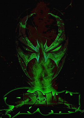 Spawn Green Mask Dark Art