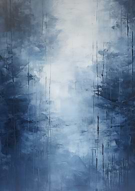 Abstract Blue Texture art