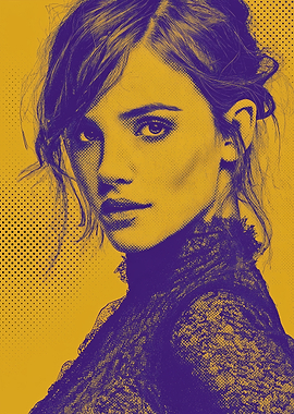 natalie portman in Pop Art Style