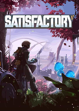Satisfactory Game Cover Art