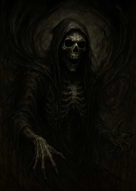 Grim Reaper in Dark Fantasy Art