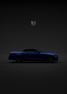 BMW M4 Convertible 2025 G83 Blue