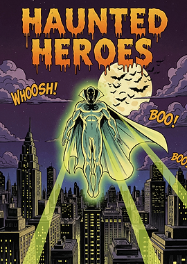 Haunted Heroes Comic Book Cover Halloween2025