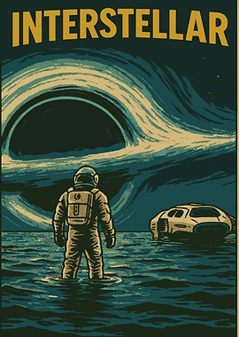 Interstellar Movie Poster Art