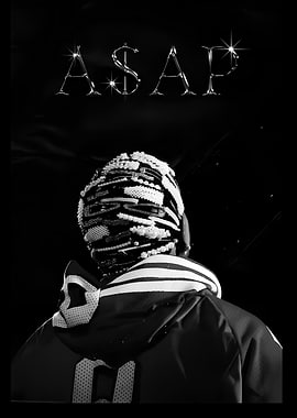 ASAP Rocky Black and White