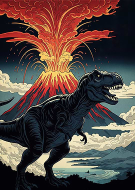 T-Rex Volcanic Eruption