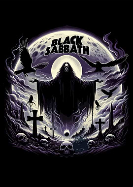 Black Sabbath Graveyard Art