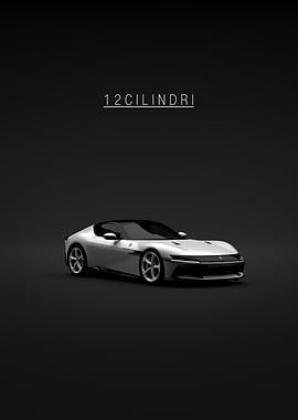 Ferrari 12Cilindri Car Studio Shot