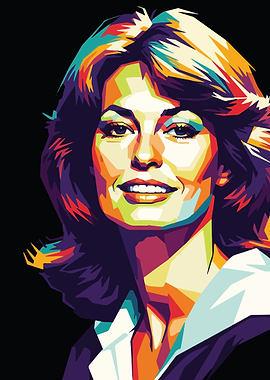 Colorful Portrait of a Woman